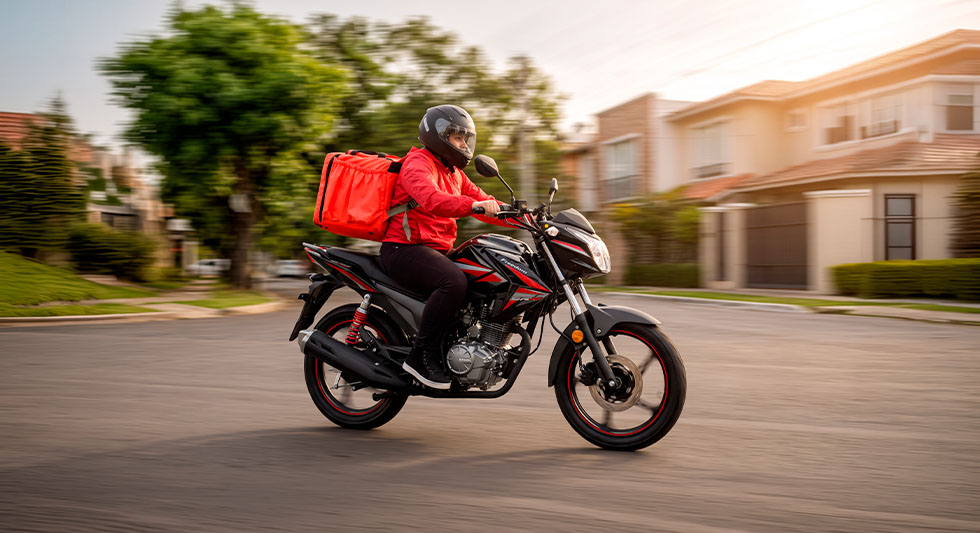 moto para delivery en Guatemala, los repartidores dicen